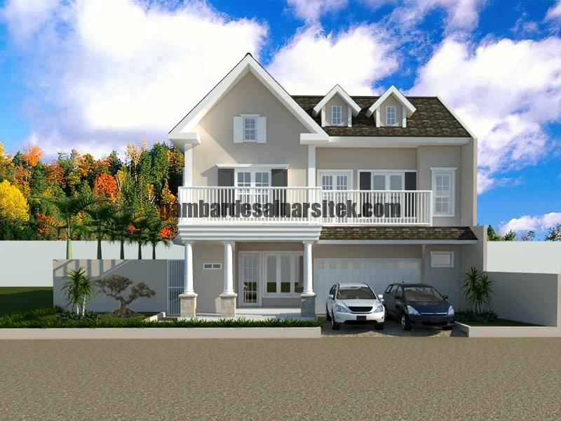 3 Desain Rumah Tipe Eropa 2 Lantai Gambar Desain Arsitek