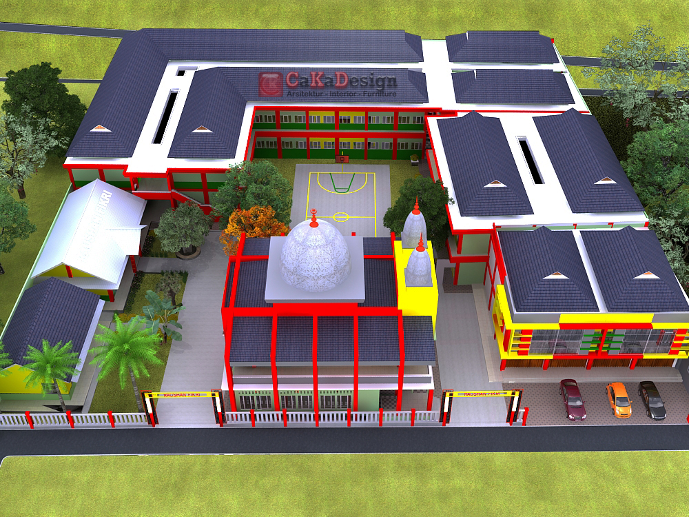 Acuan Desain Gedung Sekolah Tk Gambar Desain Arsitek