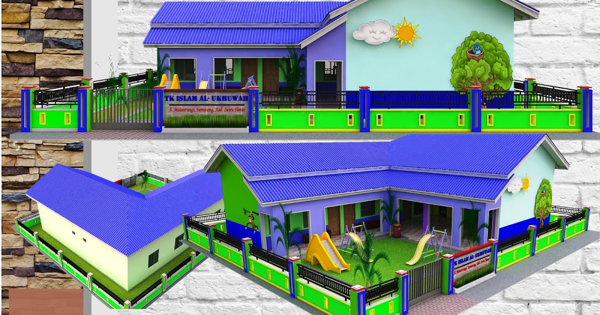 Acuan Desain Gedung Sekolah Tk Gambar Desain Arsitek