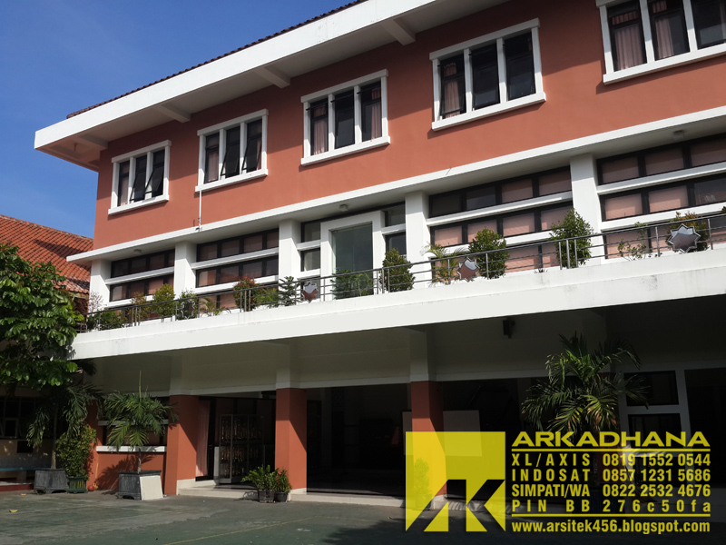 Referensi Desain Gedung Sekolah 2 Lantai Gambar Desain Arsitek