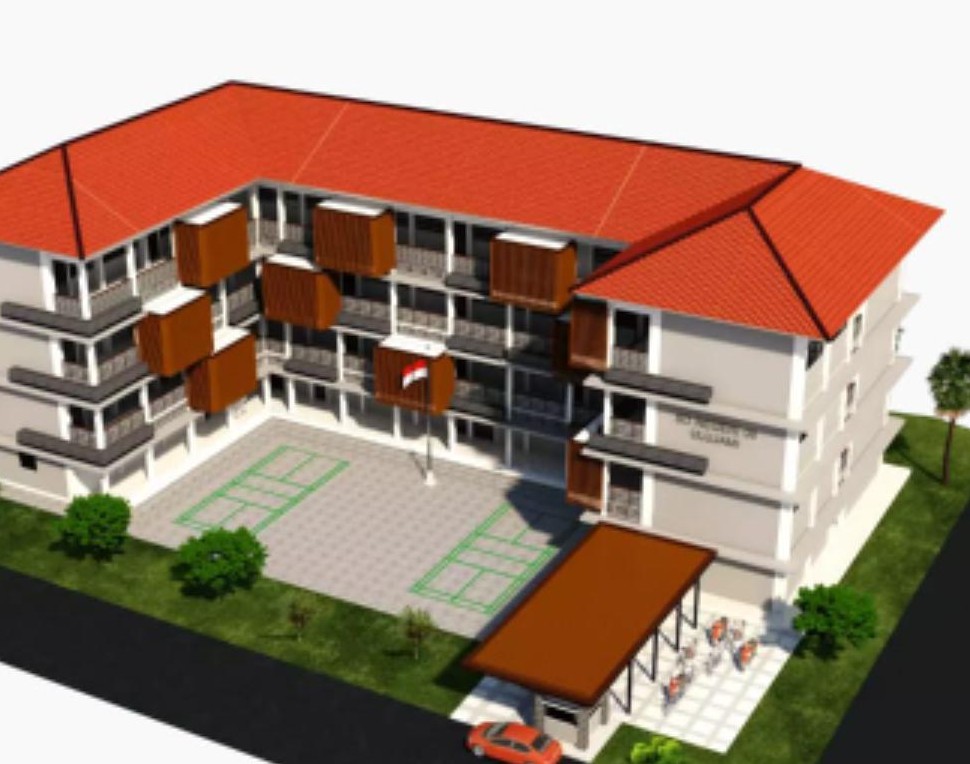 Petunjuk Desain Gedung Sekolah Sd Gambar Desain Arsitek